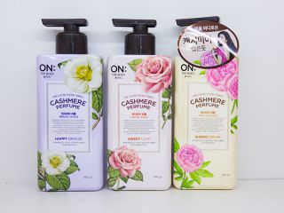 秀智代言的“ON:”系列沐浴露