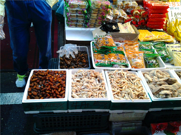 现捞蝉蛹、牛肚、腐皮
大胆的朋友可以试试蝉蛹