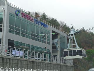 韩国最长距离的“岭南阿尔卑斯冰谷缆车”