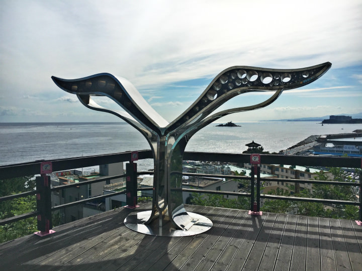 海鸥造型的雕塑