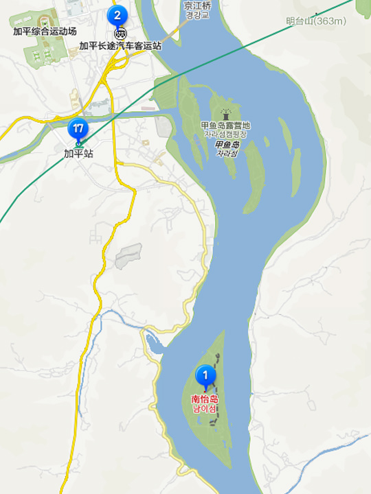 图片来源:韩巢地图截图