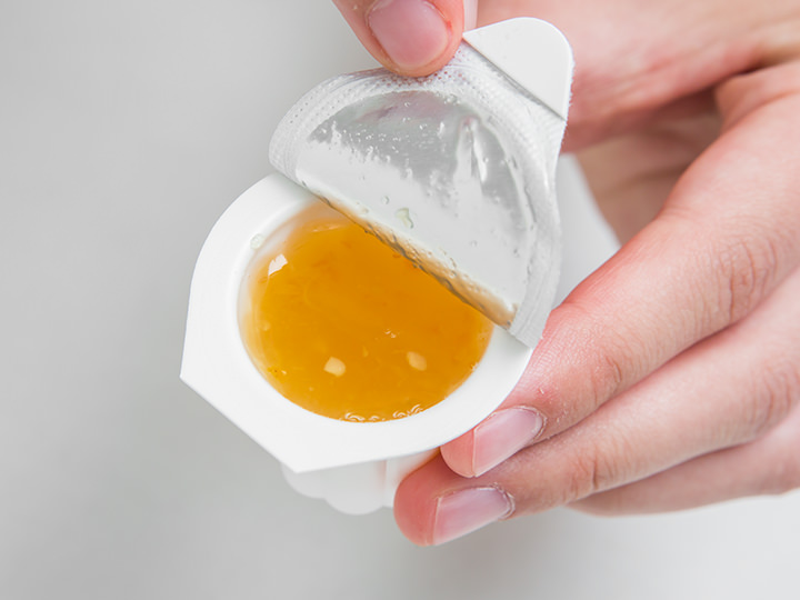 颜色是正常的橙色