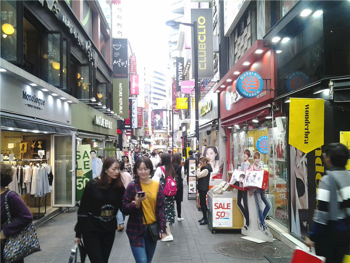 明洞街景