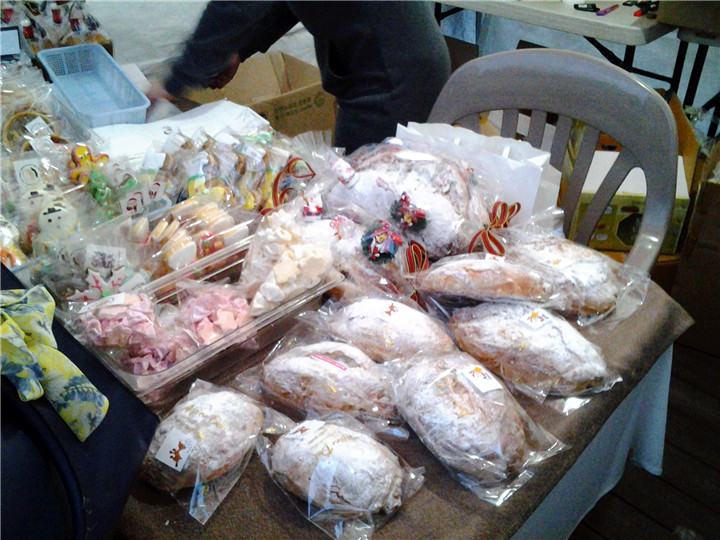 圣诞面包、蛋糕、饼干