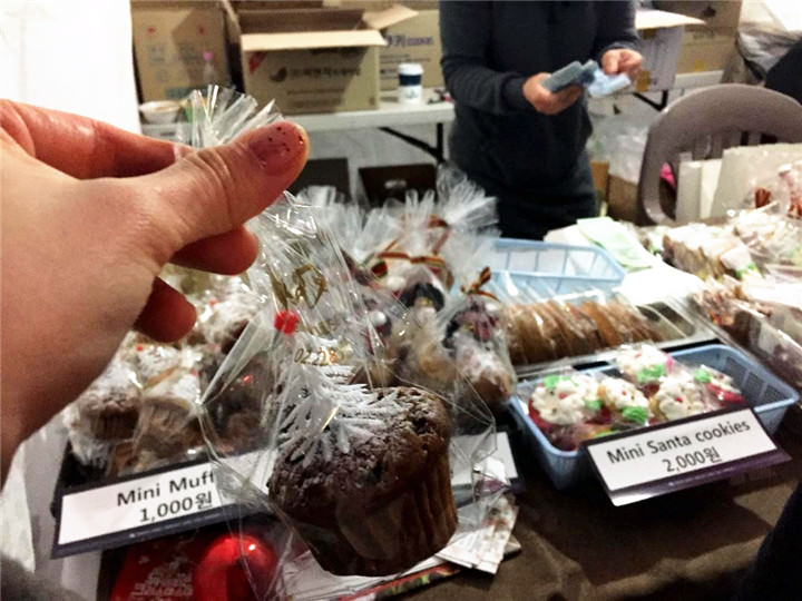 巧克力口味小蛋糕1000韩元