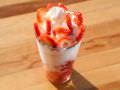部内也有满满草莓的“草莓奶油卡布奇诺”