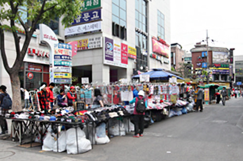 弘大街头小吃街地图 韩国旅游攻略 韩国旅游网 韩巢网