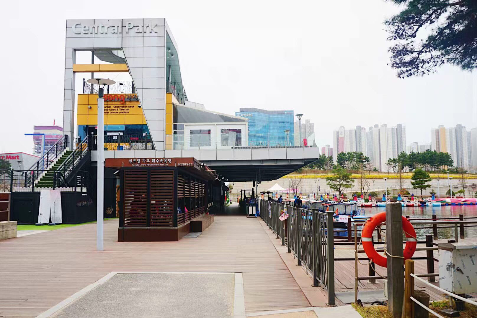 中央公园里的休闲项目