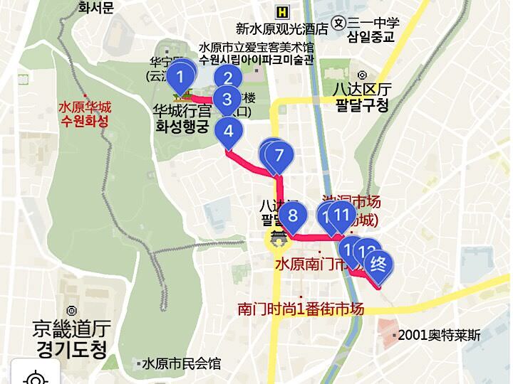 韩巢中文地图app