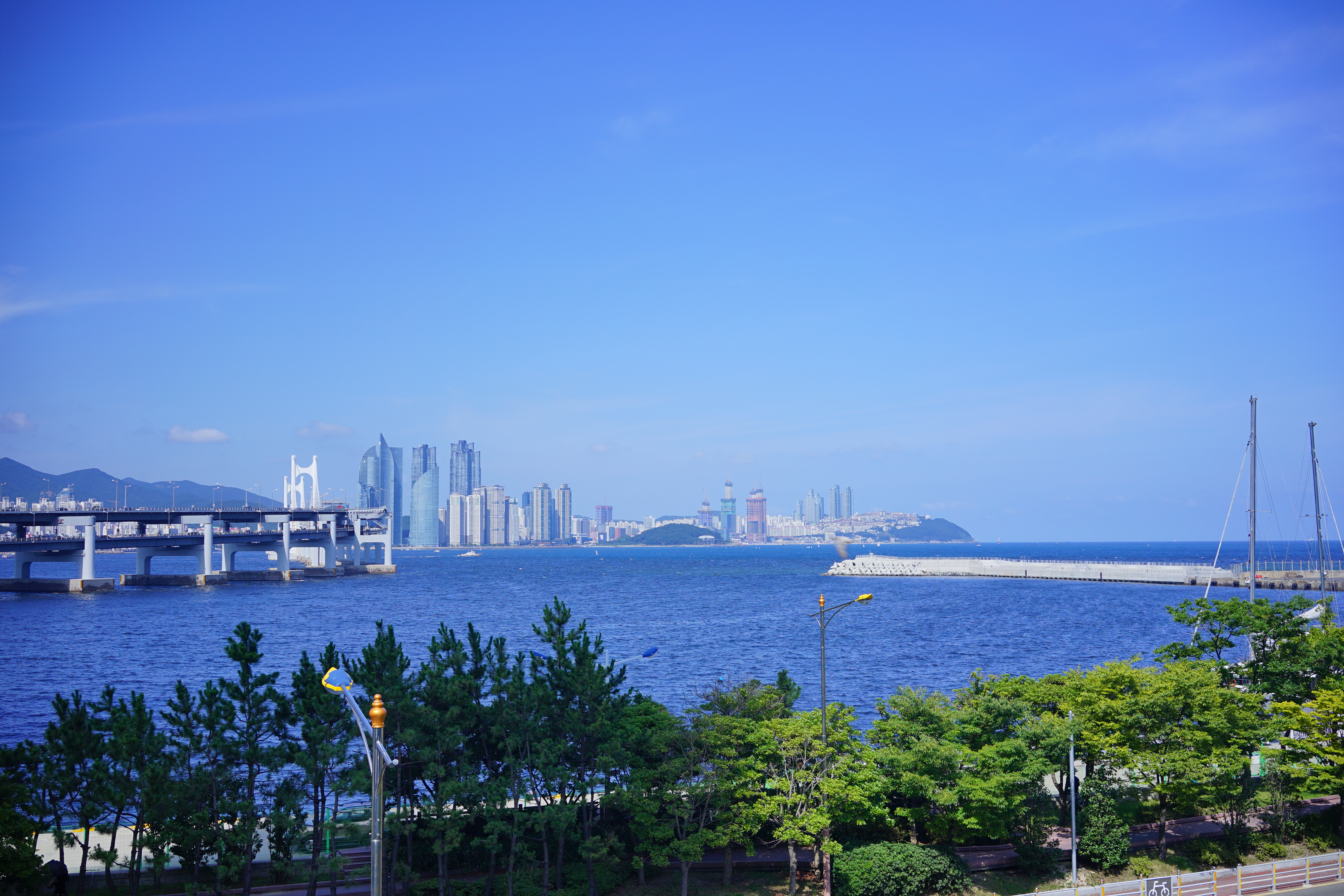 广安里和海上城市一览无余