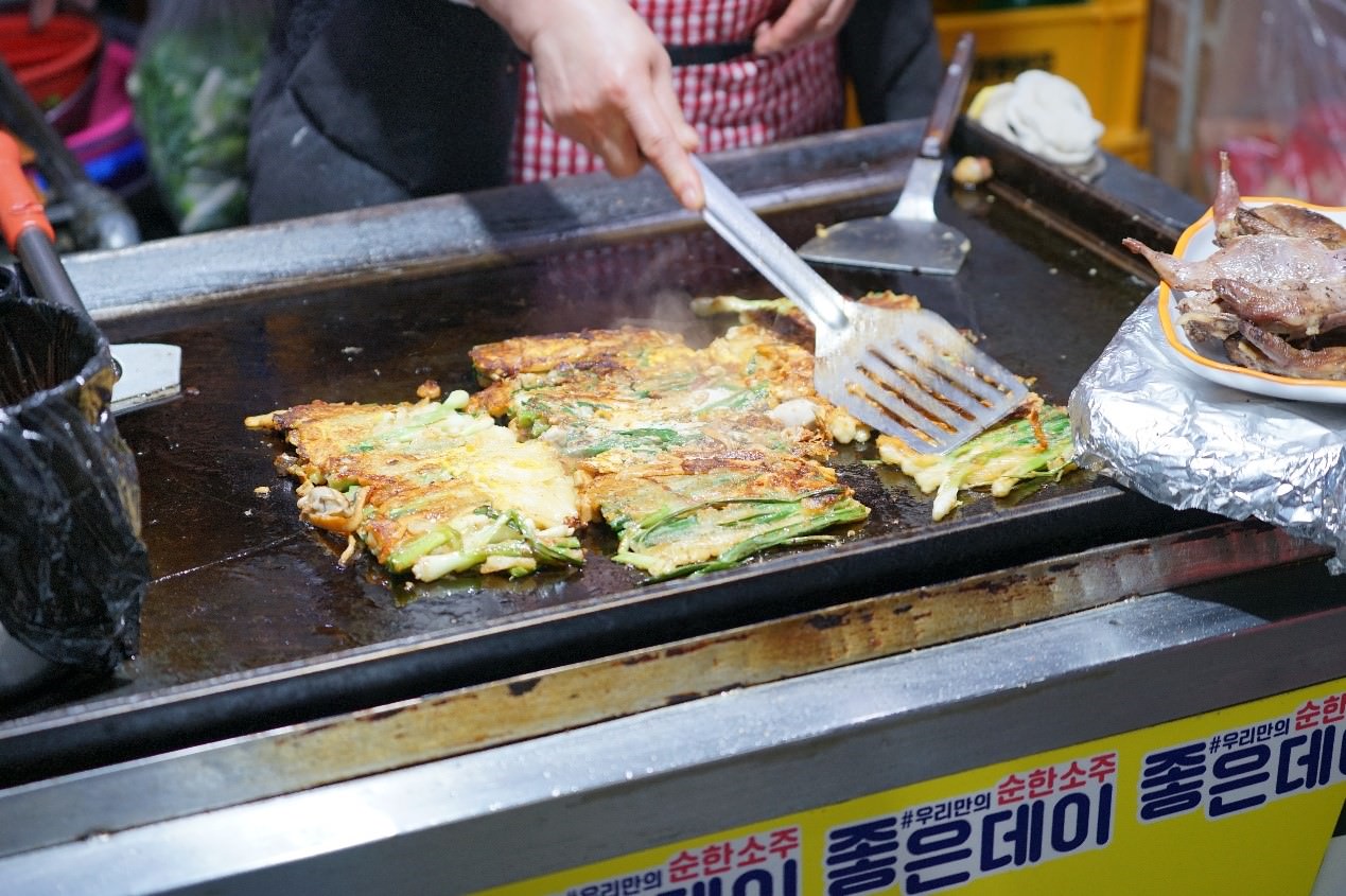 香气喷喷的葱饼