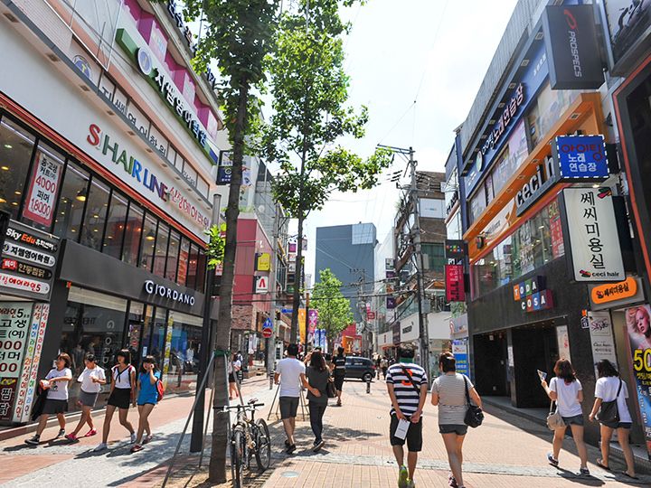 大邱闹市・东城路