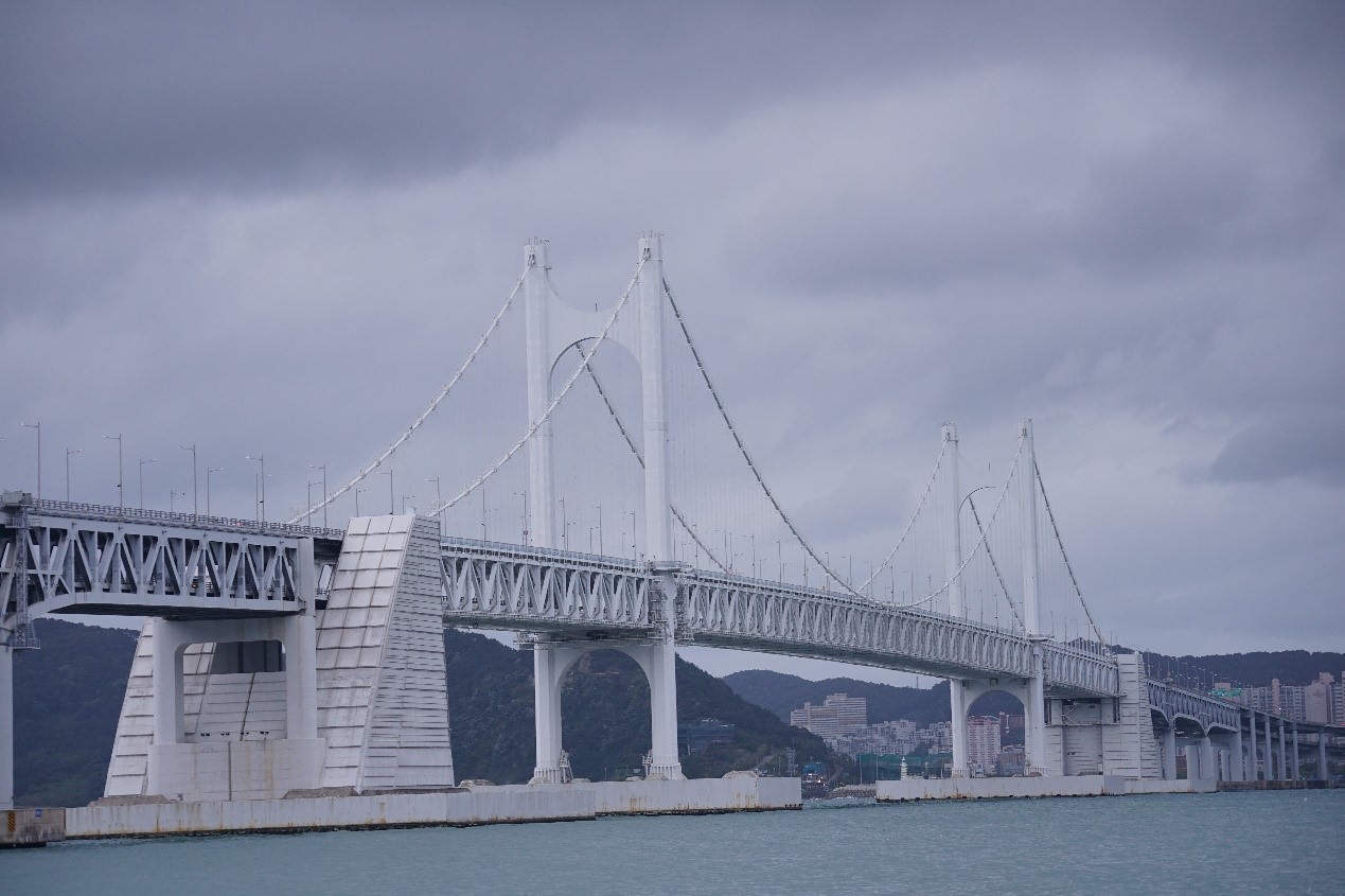 从民乐段眺望广安大桥