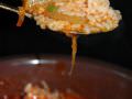 韩式吃法是辣牛肉汤饭里泡饭