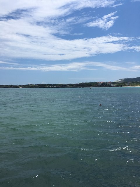 海水颜色真的很美