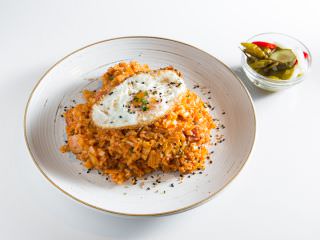 最受欢迎的菜单“Kimchi fried rice(泡菜炒饭)”