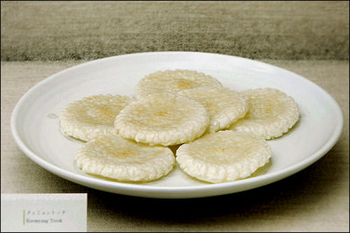 咸镜道特产的糯米煎年糕