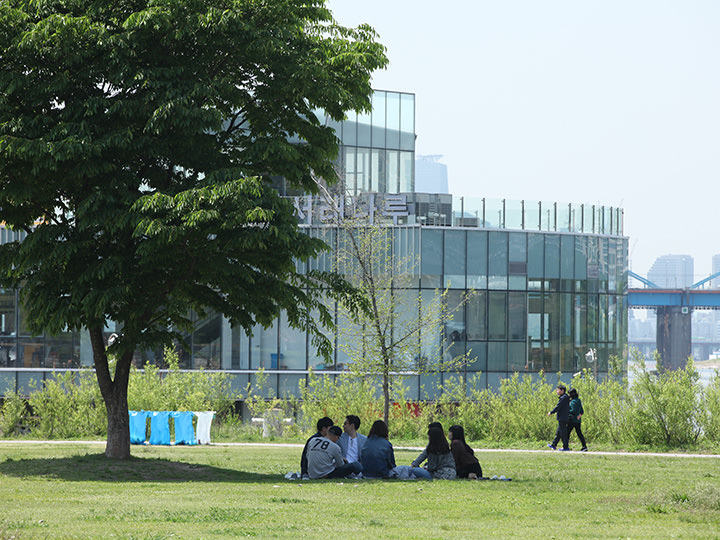 遠離都市喧囂，清新寧靜的盤浦漢江公園