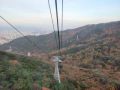 缆车行驶到一半可以看到大邱市中心和前山风景