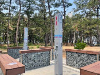 投币式露天淋浴器