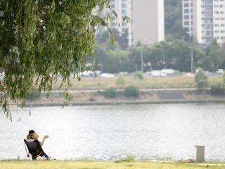 鹭得岛是当地人休闲、游乐的好去处