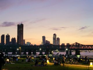 汉江晚霞绝美的打卡地