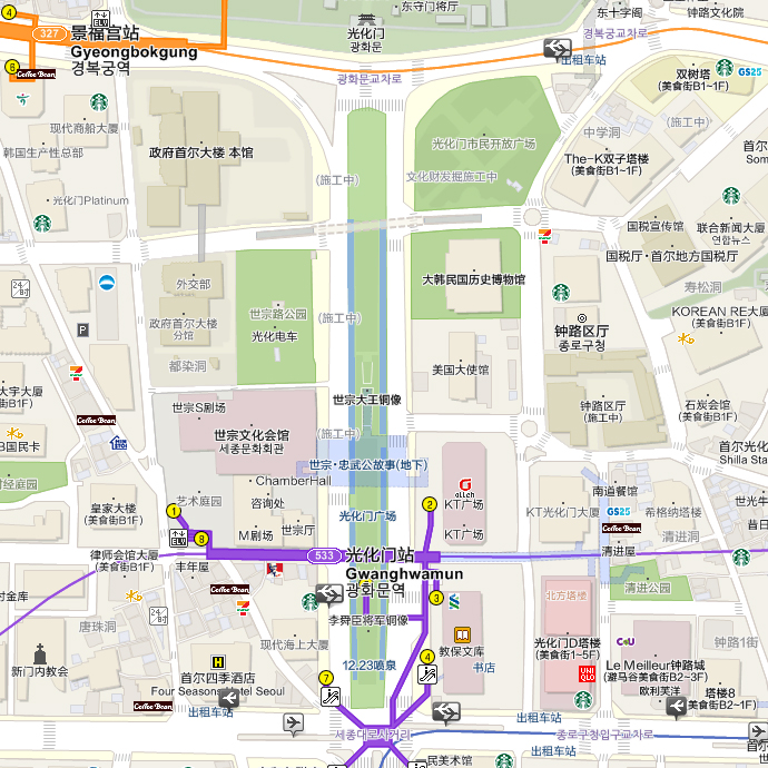 光化门广场(更新前)