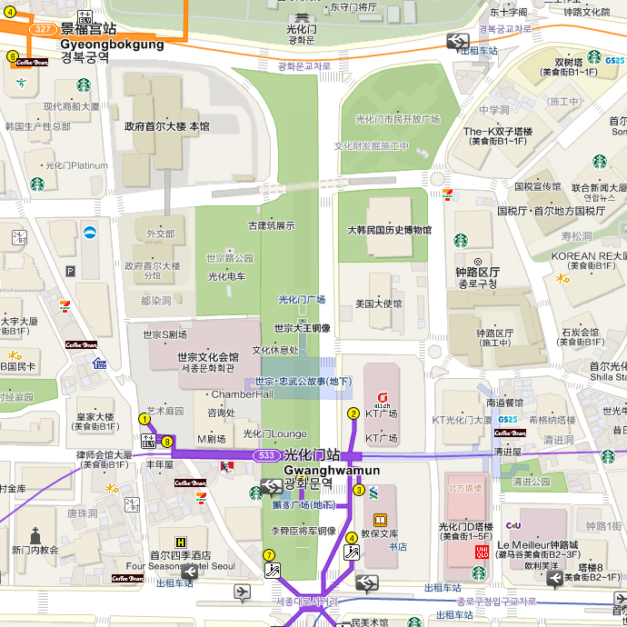 光化门广场(更新后)