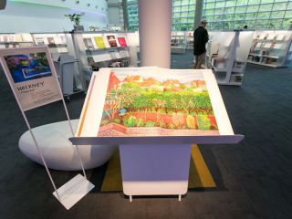 全球限量9千册的大卫・霍克尼的《A Bigger Book》，其中一本就被收藏在议政府美术图书馆