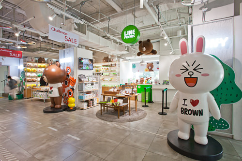 LINE FRIENDS STORE明洞店