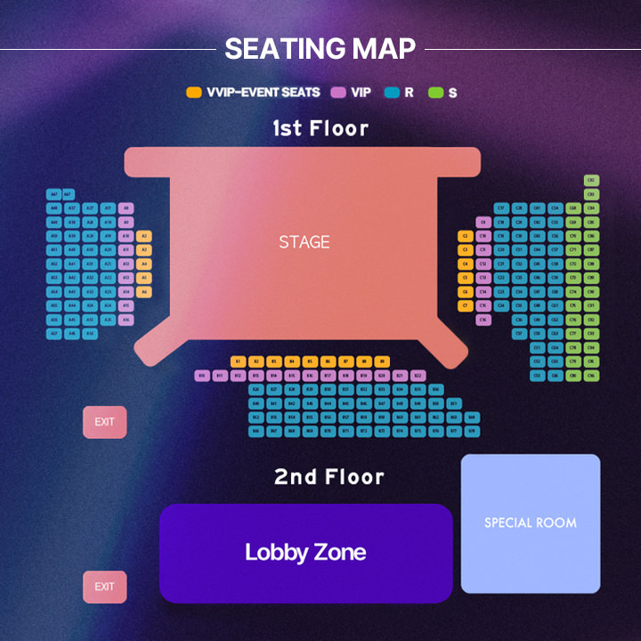 Touch Five的舞台及坐席