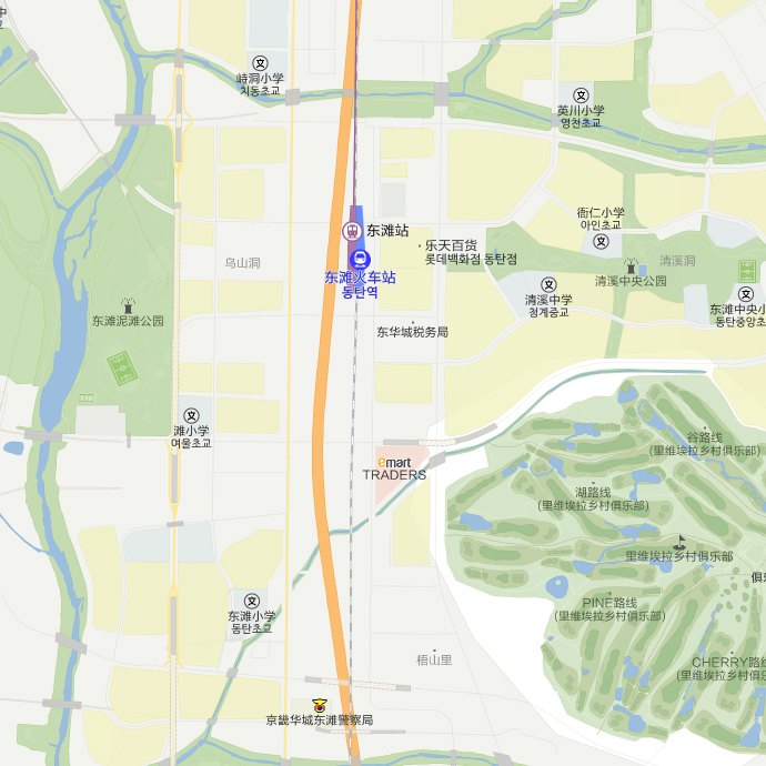 京釜高速公路直线化(更新前)