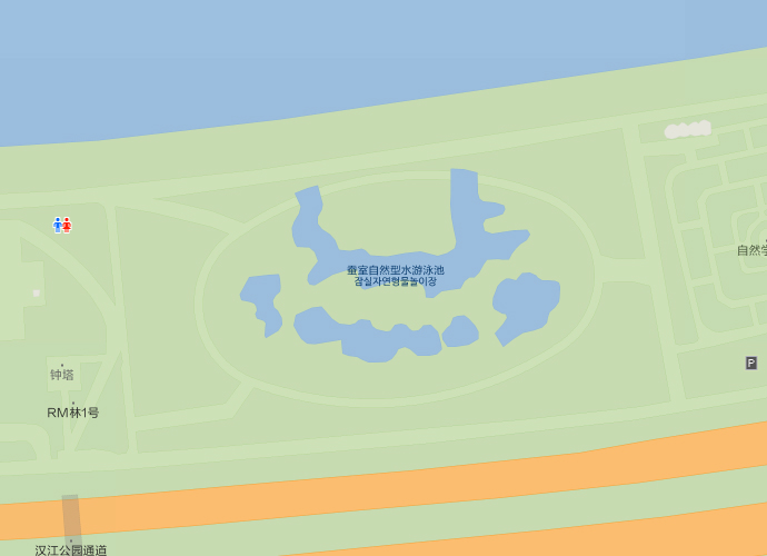 蚕室自然型水游泳池(更新后)