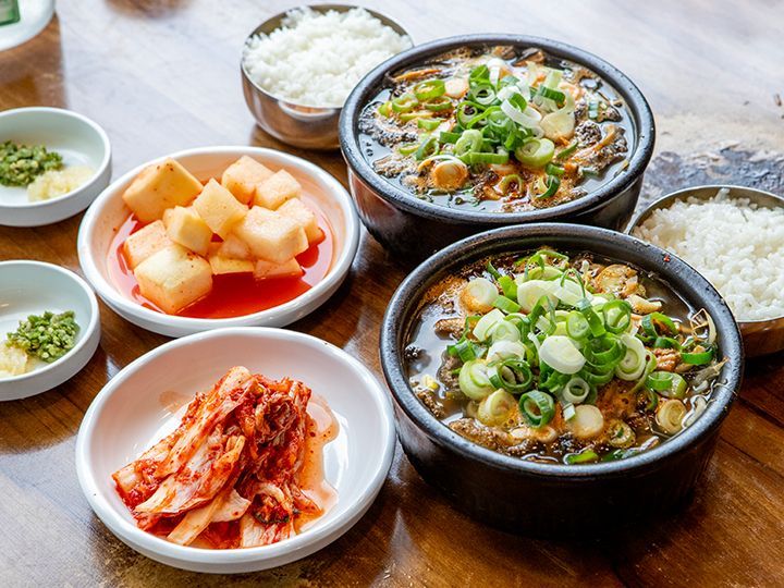 麻浦龙江美食街