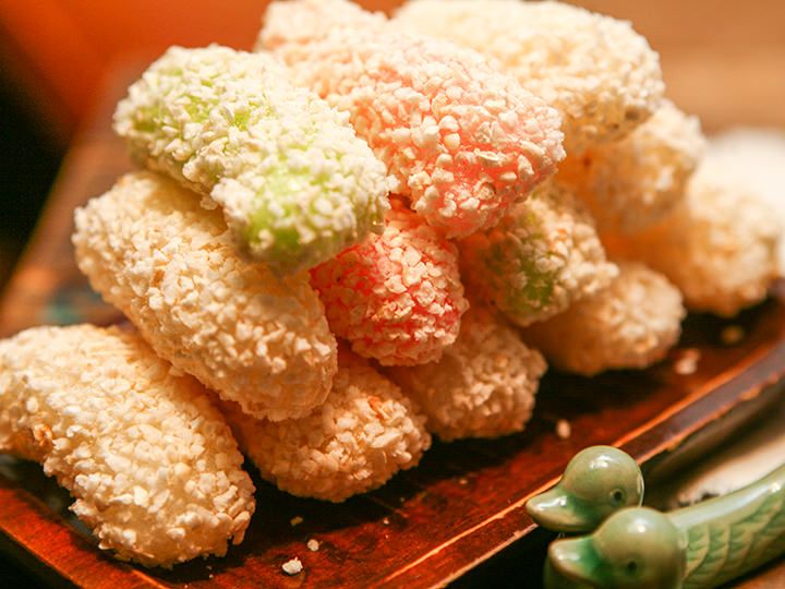 韩果
韩国传统点心,搭配茶更好
100g:444kcal / 1人份:444kcal