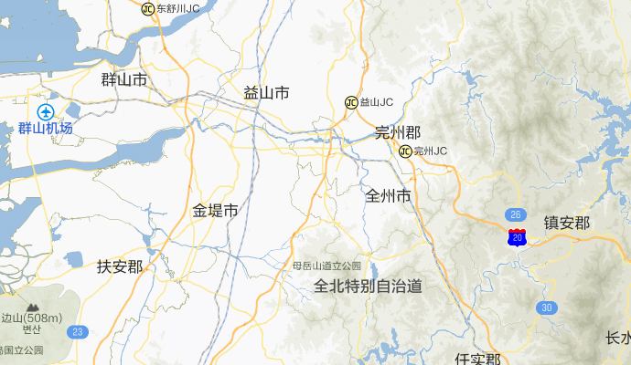 新万金~全州高速公路(更新前)