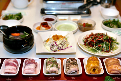 八色烤肉总店菜单 韩国美食 韩国旅游网 韩巢网 八色烤肉总店菜单 韩国美食 韩国旅游网 韩巢网