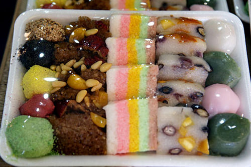 年糕5种组合6,000韩元