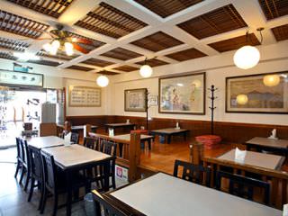 韩国餐馆很常见的座椅