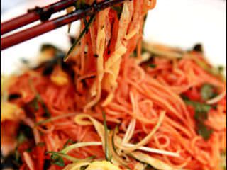 搅拌干明太鱼拌面