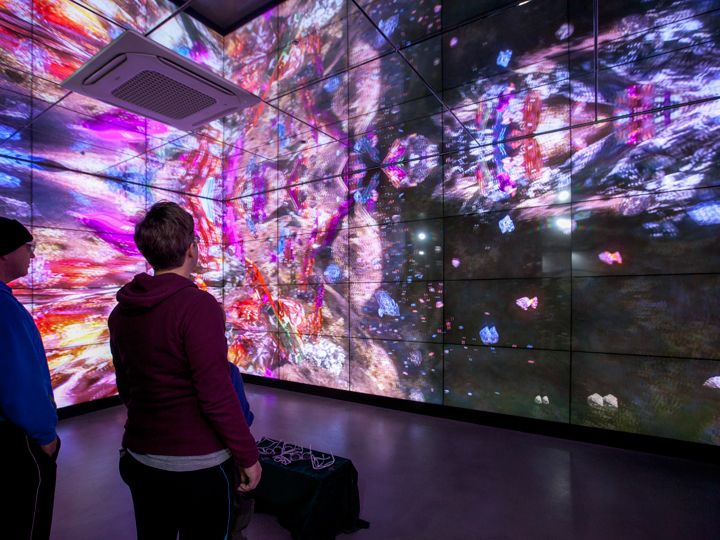 4层内的LG 3D World体验馆