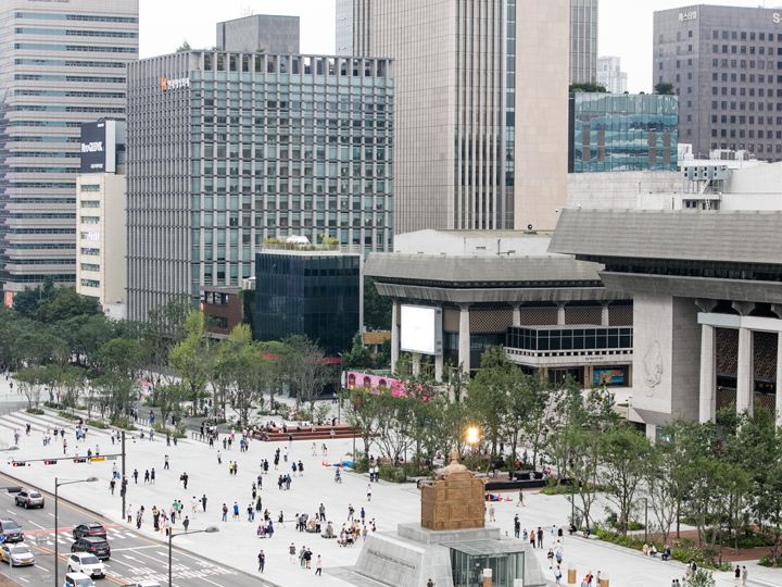 2022年8月以后光化门广场的样子