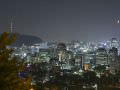 首尔市内跃入眼帘，晴朗的日子还能看到“N首尔塔”