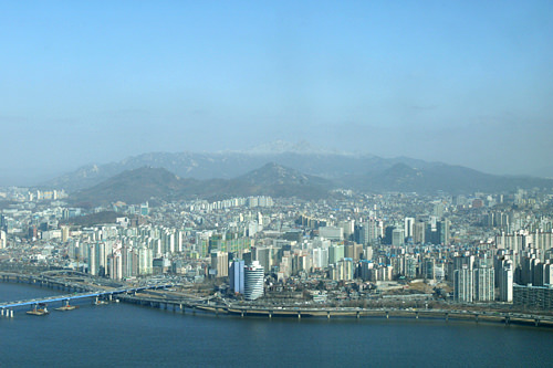 一览首尔市的景貌