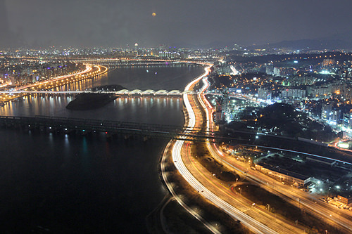 浪漫的首尔夜景