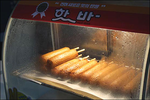 服务区人气小吃,鱼糕棒