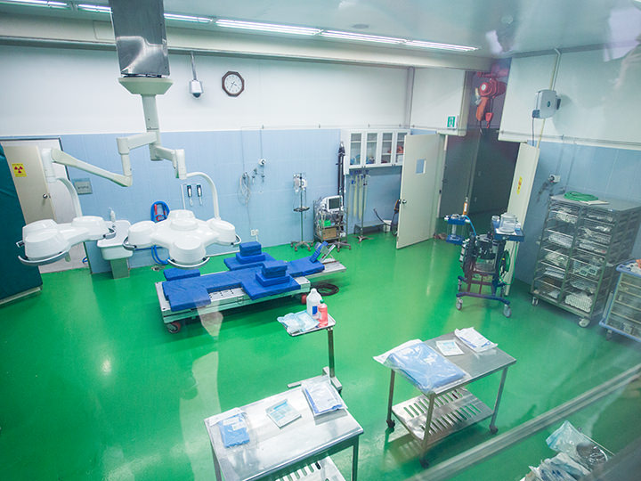 “马医院”内部的各种医疗设备