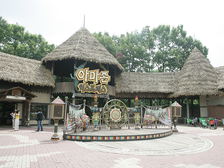 有原始丛林感觉的入口处