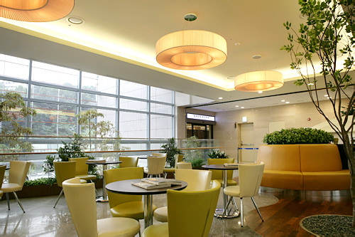 可以喝咖啡的休息区