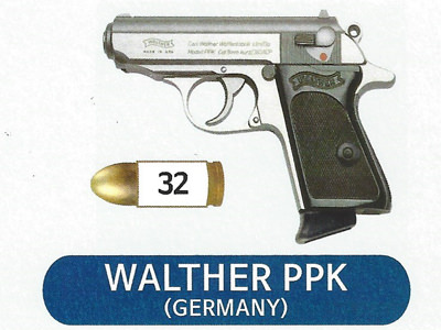 WALTHER PPK
口径:32口径
制造国:德国
10发 40,000韩元
